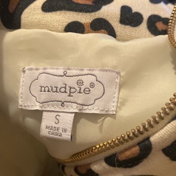 Mudpie cheetah print puffer vest small - Picture 5 of 6